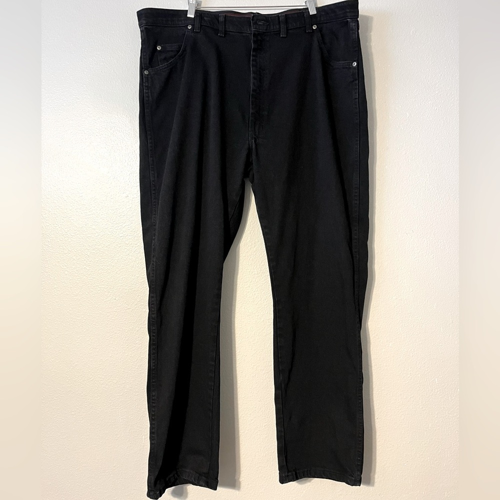 Wrangler Men’s Premium Quality Jeans Black Regular Fit 
44 X 30